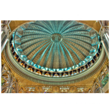 Prefabricated steel frame mosque dome cupola steel space roof cover